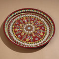  Traditional Handpainted Stainless Steel Pooja Thali 