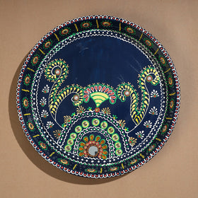  Traditional Handpainted Stainless Steel Pooja Thali 