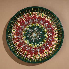  Traditional Handpainted Stainless Steel Pooja Thali 