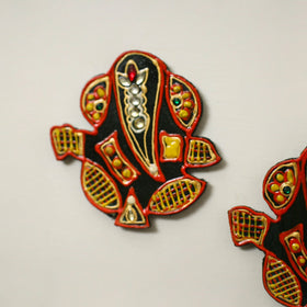  Hand Painted Wooden Lord Ganesha for Home Décor Online in India