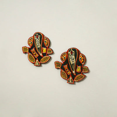  Hand Painted Wooden Lord Ganesha for Home Décor Online in India