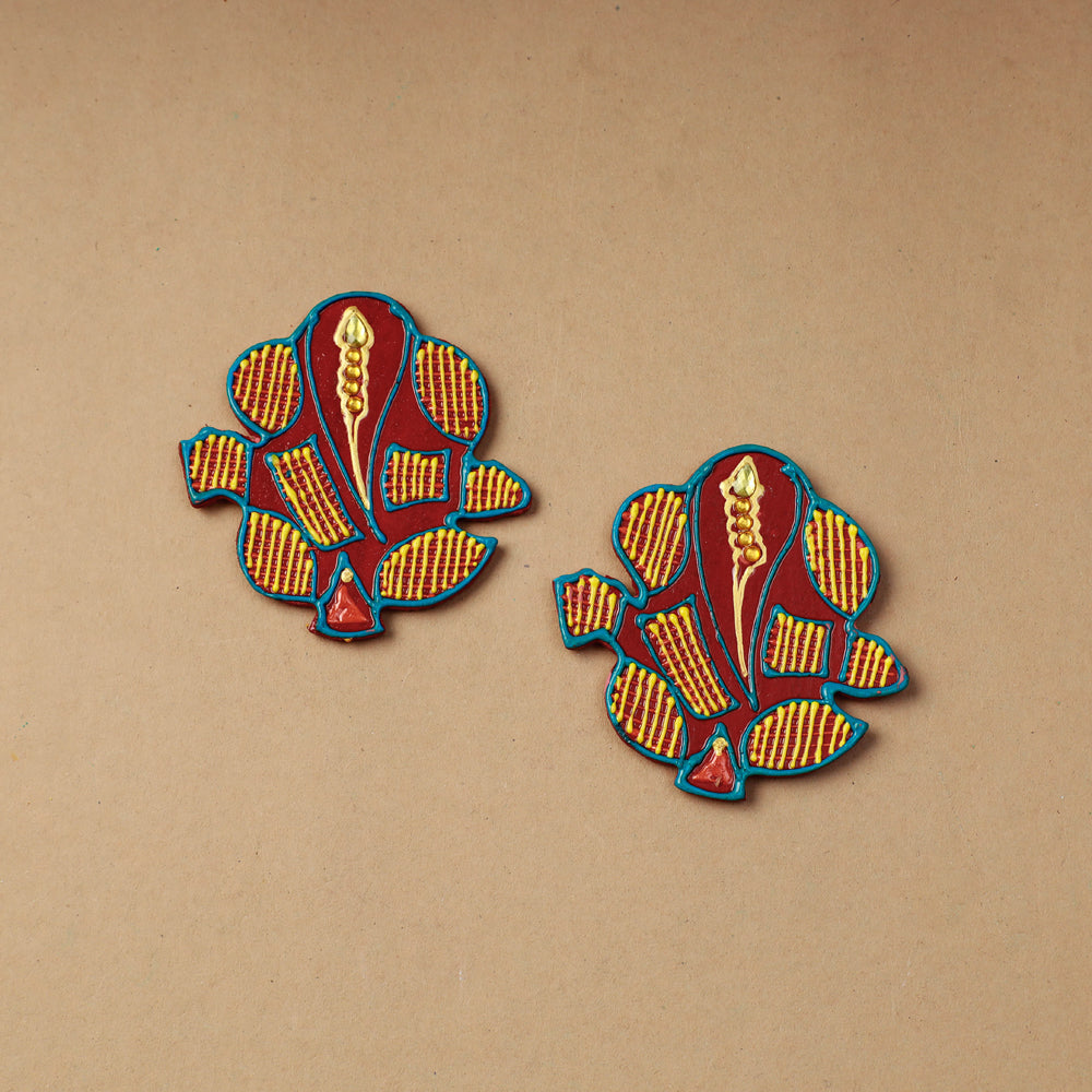  Traditional Handpainted Wooden Ganesha 