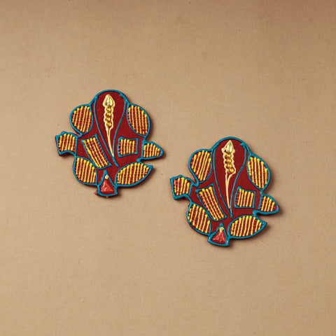  Traditional Handpainted Wooden Ganesha 