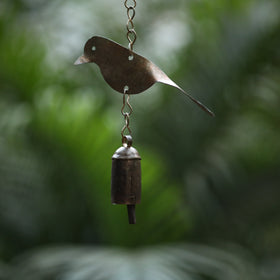 Traditional kutch copper coated iron bell bird chimes 11