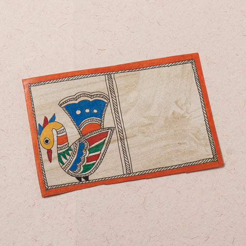  Traditional Madhubani Handpainted Postcard 
