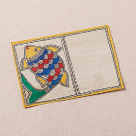  Traditional Madhubani Handpainted Postcard 