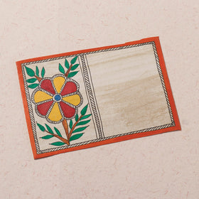  Traditional Madhubani Handpainted Postcard 