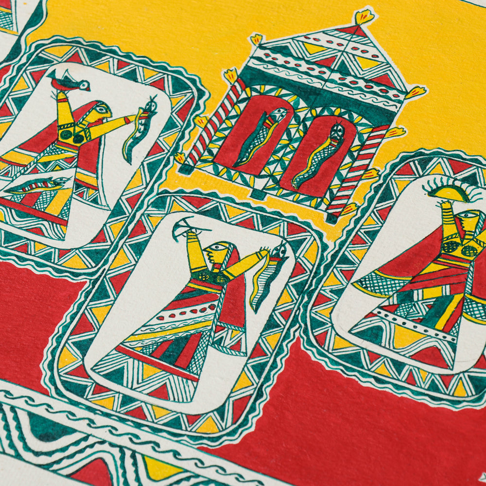  Manjusha Painting On Handmade Paper 