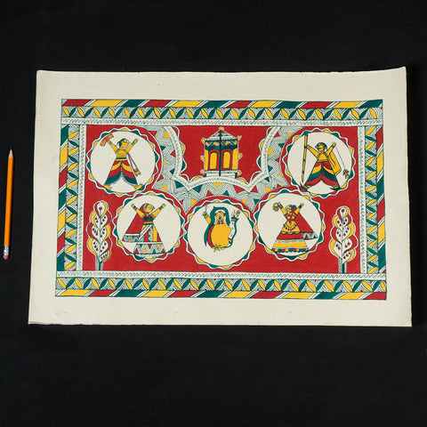  Manjusha Painting On Handmade Paper 