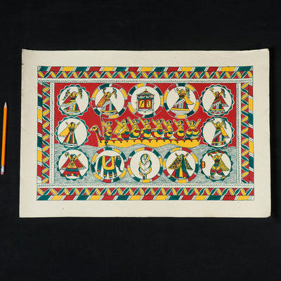  Manjusha Painting On Handmade Paper 