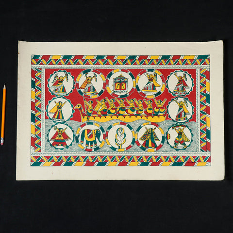  Manjusha Painting On Handmade Paper 