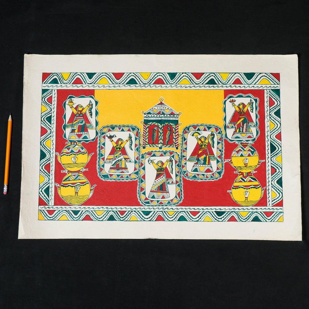  Manjusha Painting On Handmade Paper 