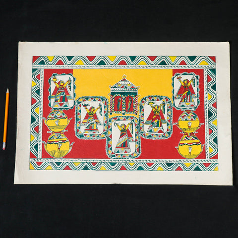  Manjusha Painting On Handmade Paper 