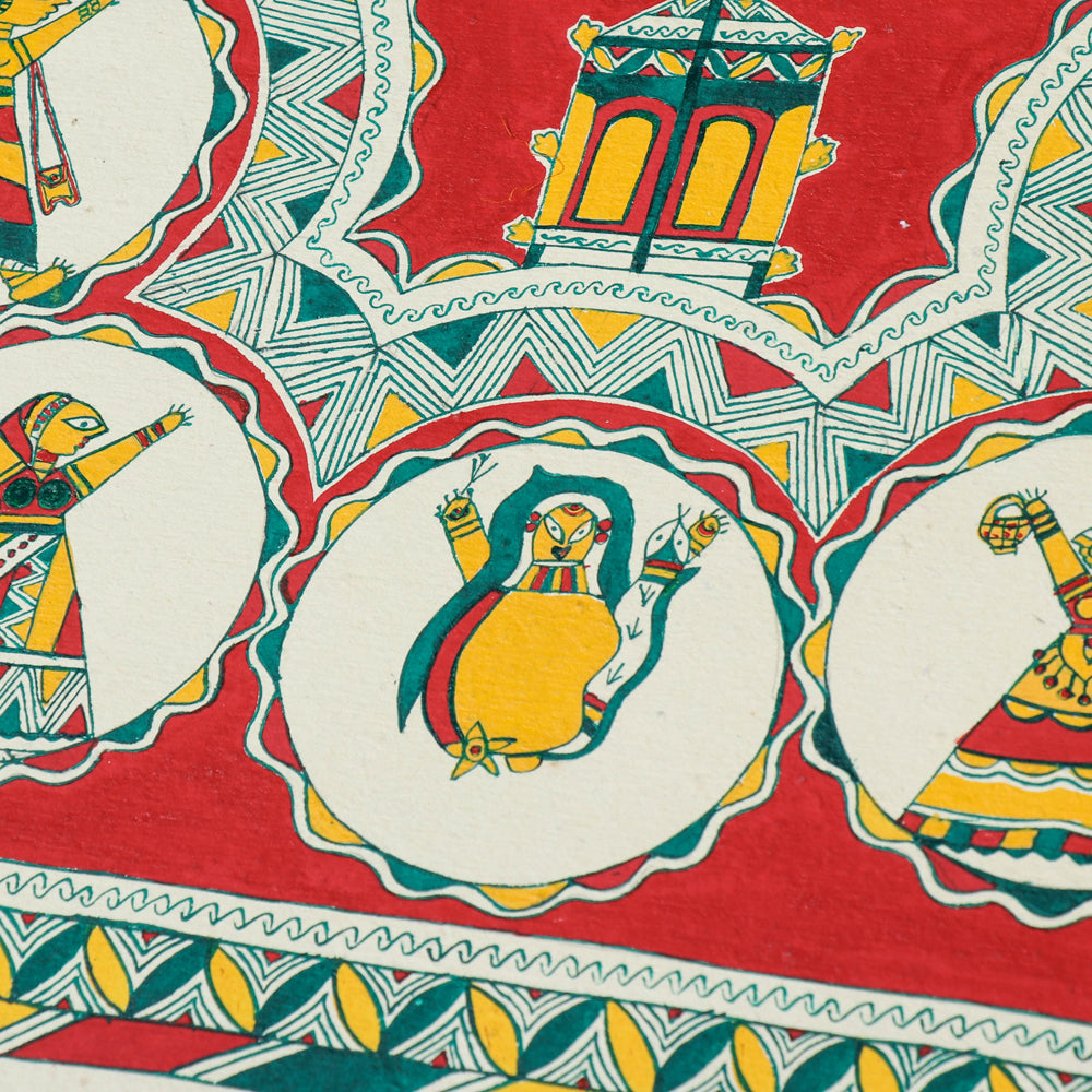  Manjusha Painting On Handmade Paper 