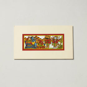 Traditional Phad Painting by Kalyan Joshi (4 x 9 in)