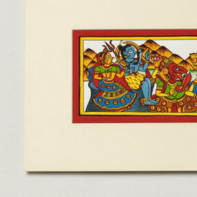 Traditional Phad Painting by Kalyan Joshi (4 x 9 in)