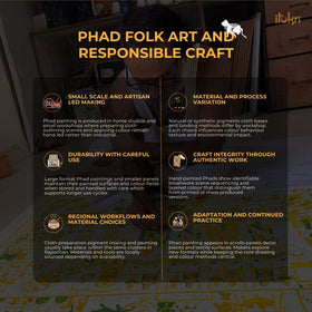 Traditional phad painting by kalyan joshi (5 x 9 in)