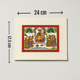 Traditional Phad Painting by Kalyan Joshi (7 x 9 in)