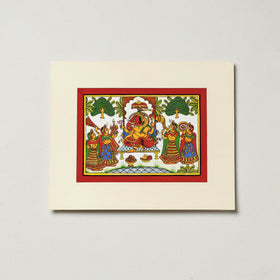 Traditional Phad Painting by Kalyan Joshi (7 x 9 in)