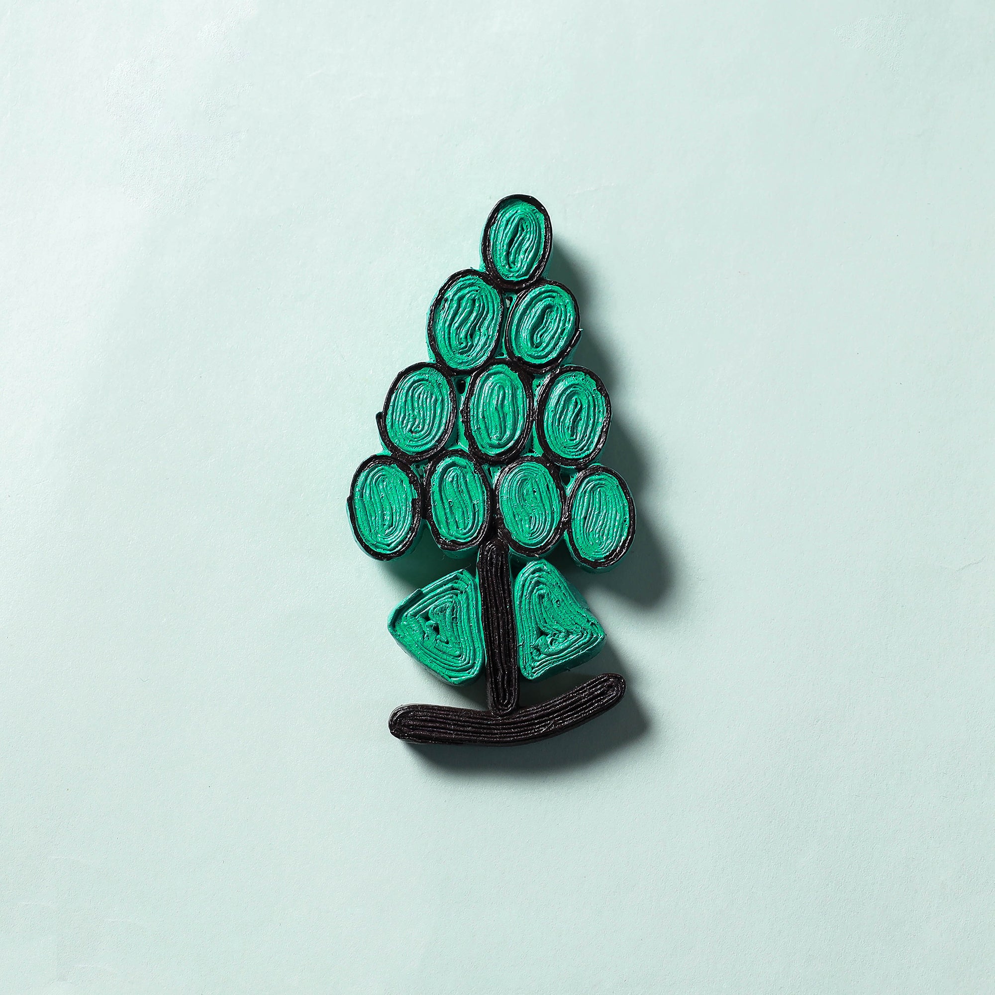 Handcrafted Upcycled Paper Magnet