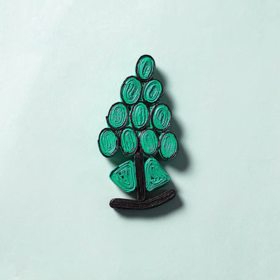  Handcrafted Upcycled Paper Magnet 