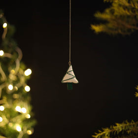 Shop Tree - Handmade Threadwork Stuffed Christmas Ornament
