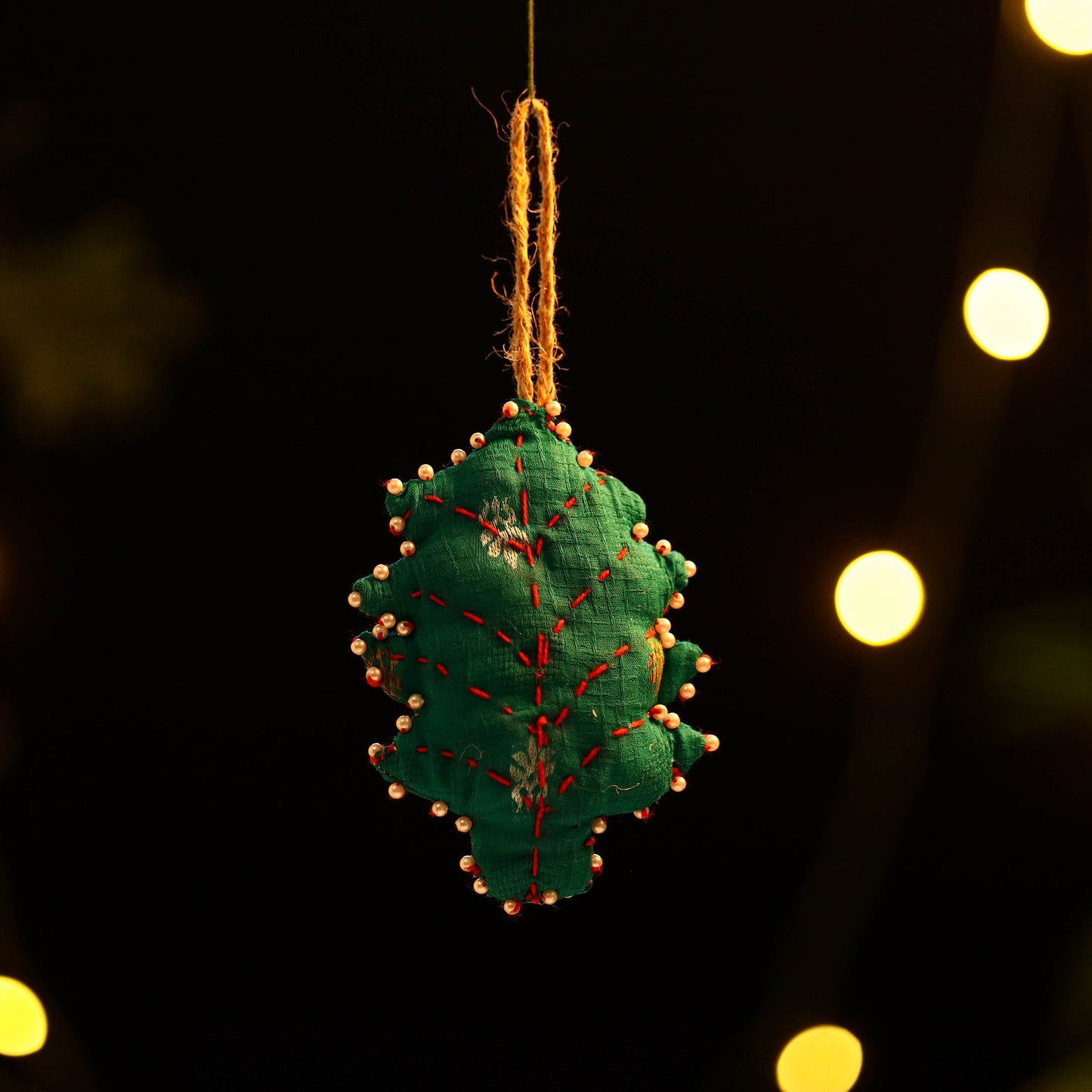  Buy Upcycled Thread & Beadwork X-Mas Decor Hanging