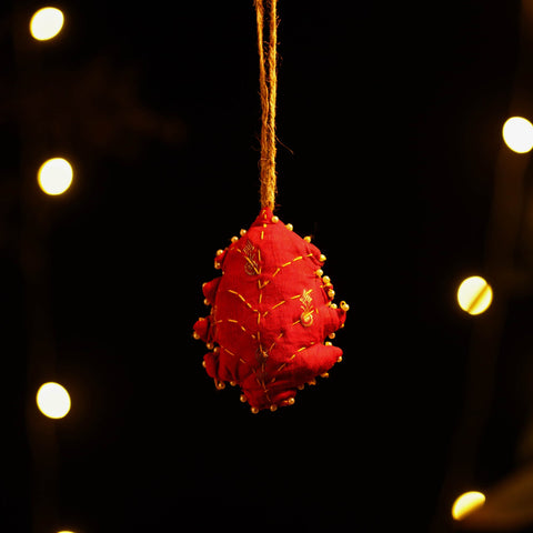  Buy Upcycled Thread & Beadwork X-Mas Decor Hanging