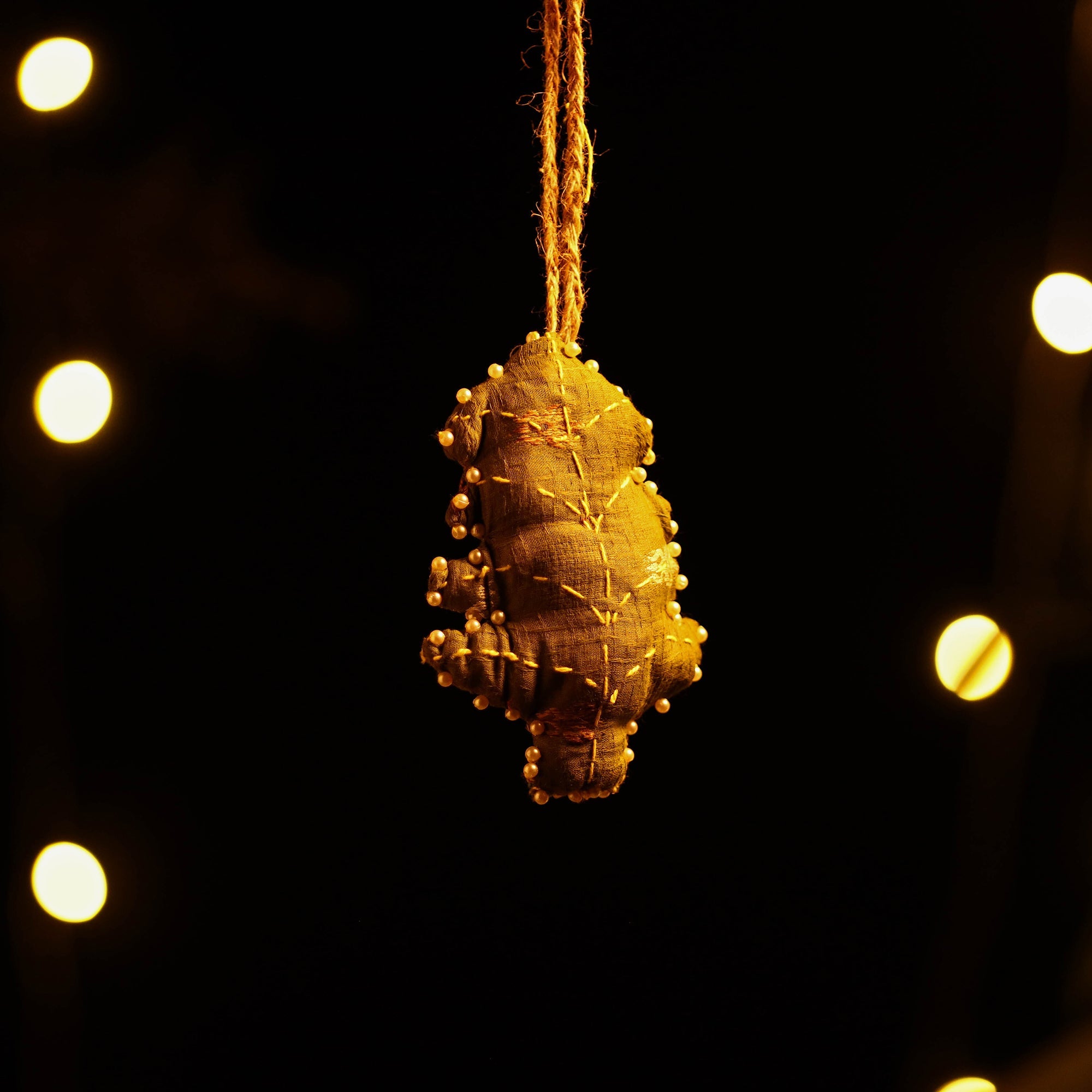  Buy Upcycled Thread & Beadwork X-Mas Decor Hanging