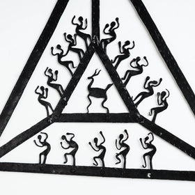 Bastar Tribal Wrought Iron Cycle Frame Online in India 