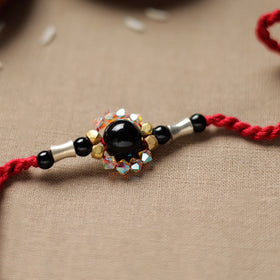  Tribal Dokra Craft Beadwork Rakhi 08 