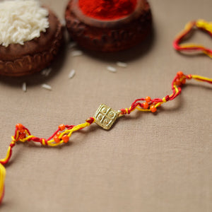  Tribal Dokra Craft Reusable Brass Rakhi by Miharu 14 