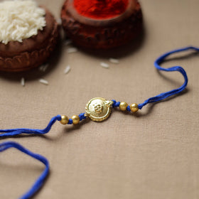  Tribal Dokra Craft Reusable Brass Rakhi by Miharu 18 