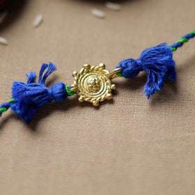  Tribal Dokra Craft Reusable Brass Rakhi by Miharu 19 