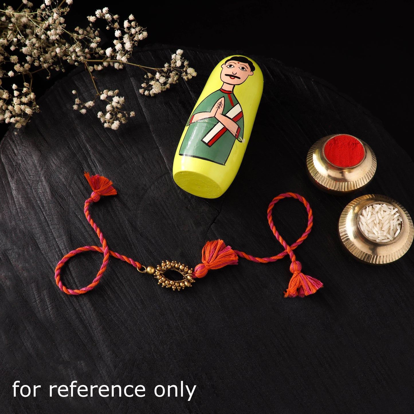 Tribal Dokra Brass Rakhi by Miharu 21