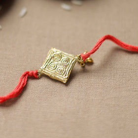  Tribal Dokra Craft Reusable Brass Rakhi by Miharu 27 