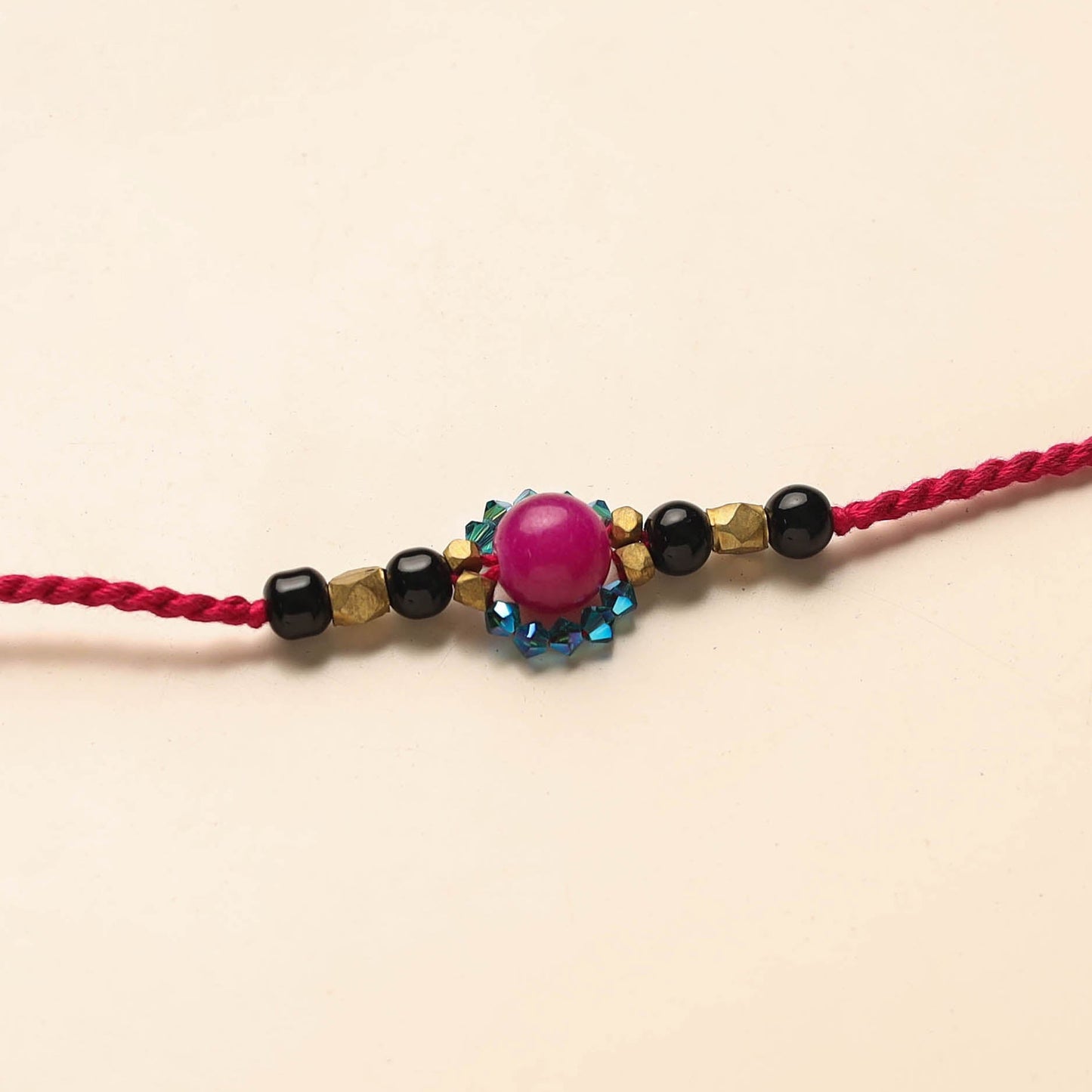 Tribal Dokra Craft Brass & Threadwork Rakhi