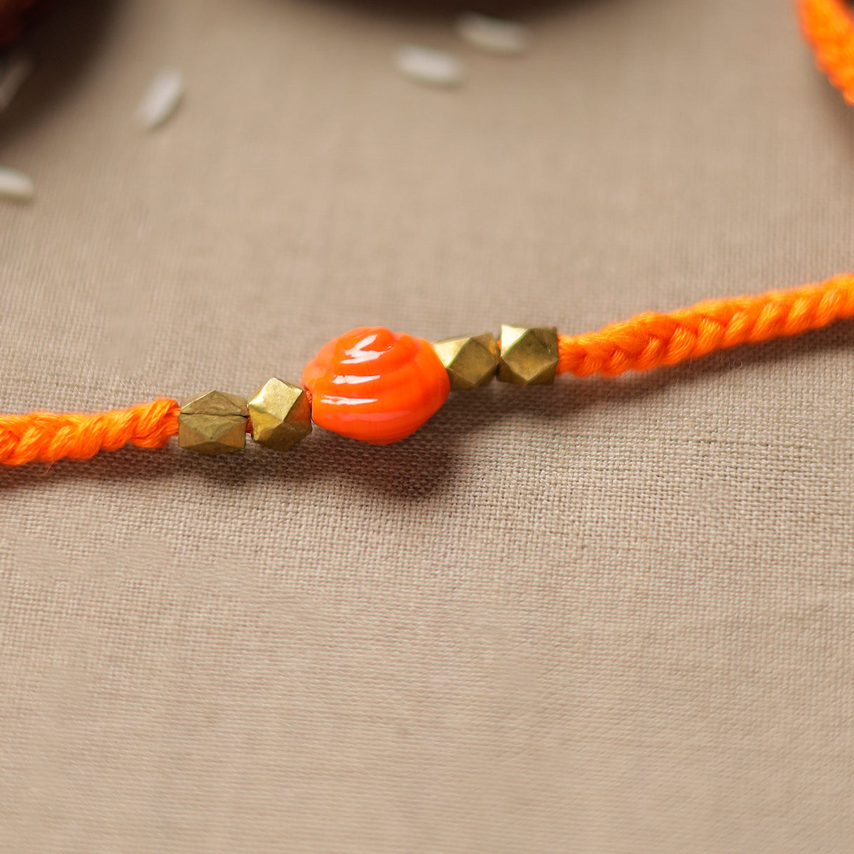  Tribal Dokra Craft Reusable Brass Rakhi 41 Online at iTokri.com 