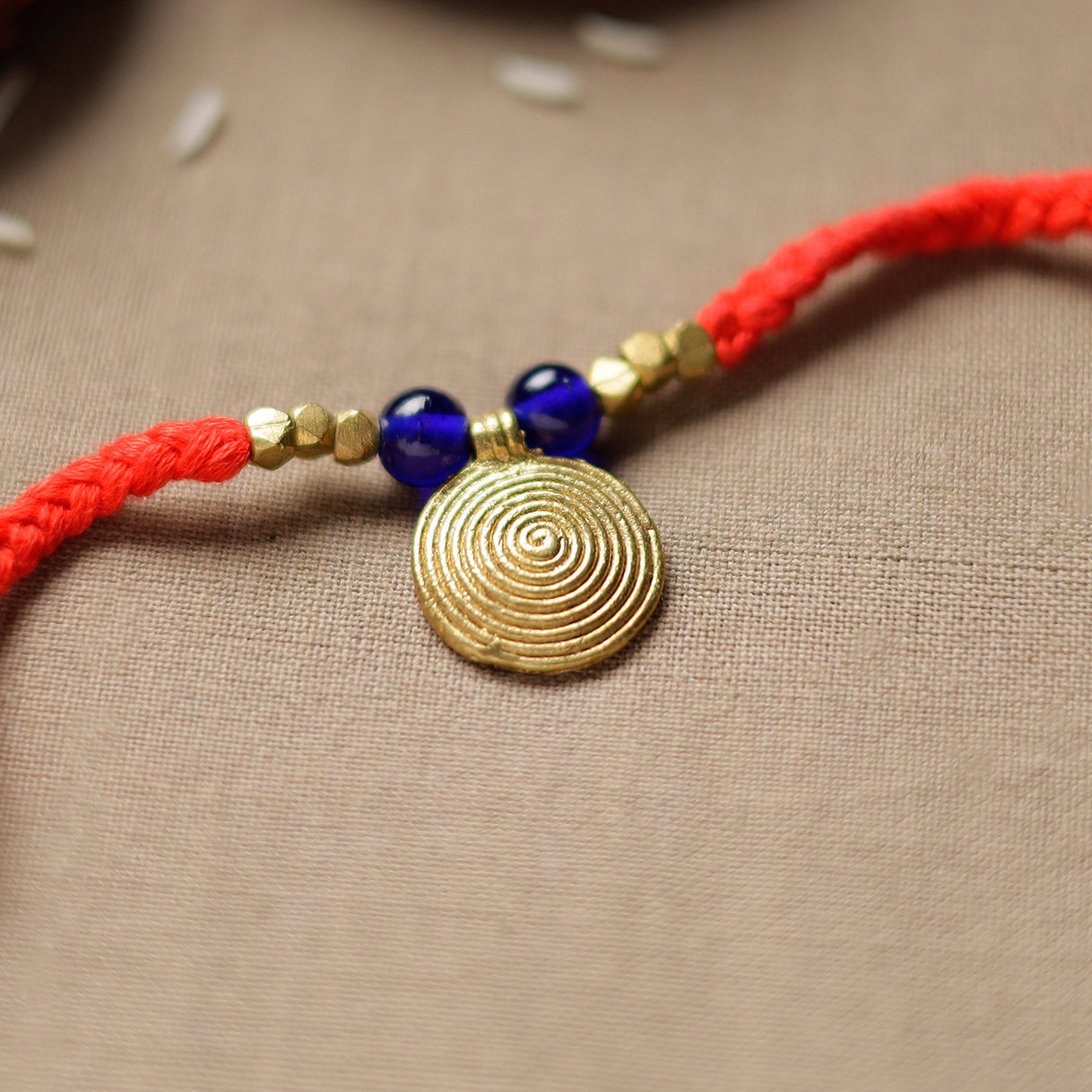 Tribal Dokra Craft Reusable Brass Rakhi 42 Online at iTokri.com 