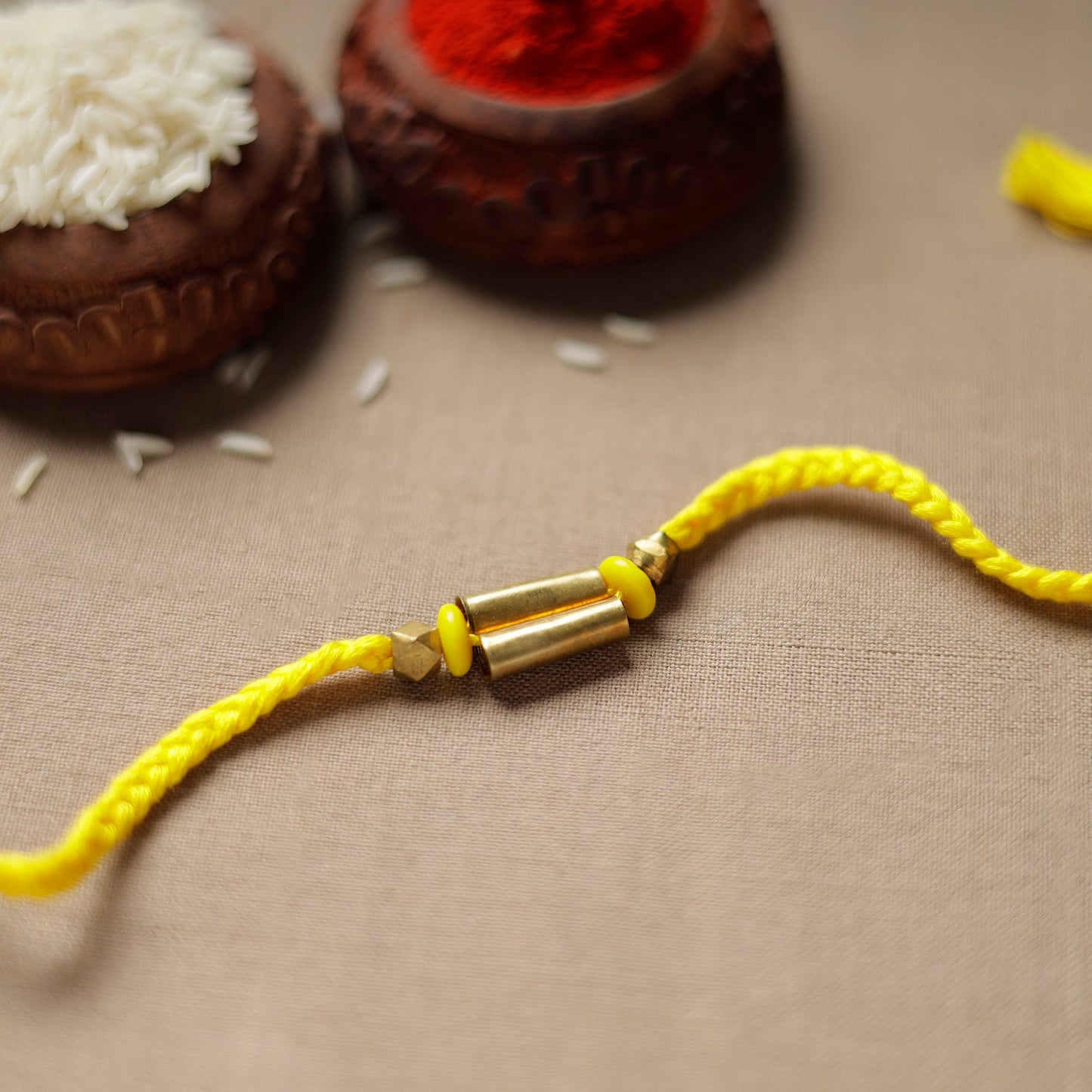  Tribal Dokra Craft Reusable Brass Rakhi 43 Online at iTokri.com 