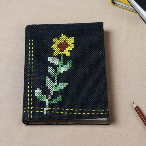  Tribal Hand Embroidered Jute Notebook (Small) Online at iTokri.com 