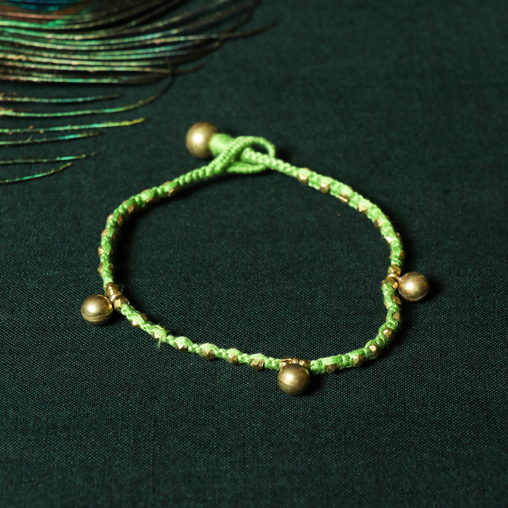 Buy Tribal Odisha Dokra Threadwork Anklet Online at iTokri.com 
