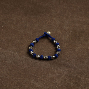 Handmade Dokra Anklet Jewellery With Thread Work