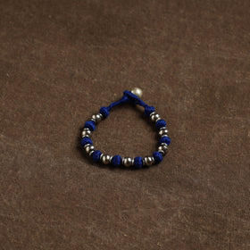 Handmade Dokra Anklet Jewellery With Thread Work
