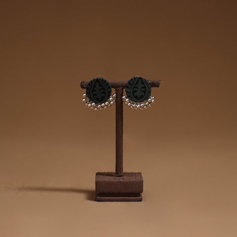 Trisha ghungroo work fabart handmade earrings - handcrafted