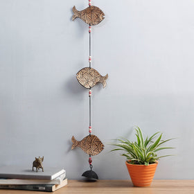  Tuma Craft Handcarved Dried Bamboo Hanging 