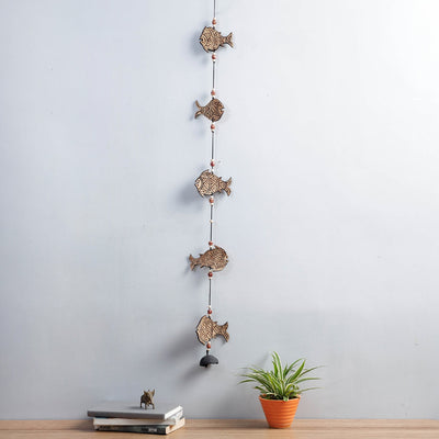  Tuma Craft Handcarved Dried Bamboo Hanging 