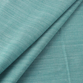  Turquoise Blue Jhiri Pure Handloom Cotton Fabric