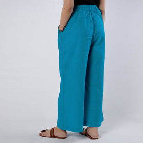  Running Stitch Cotton Palazzo by iTokri Casuals Online at iTokri.com