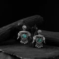 Turquoise green - saanjh bela parrot & bloom oxidised